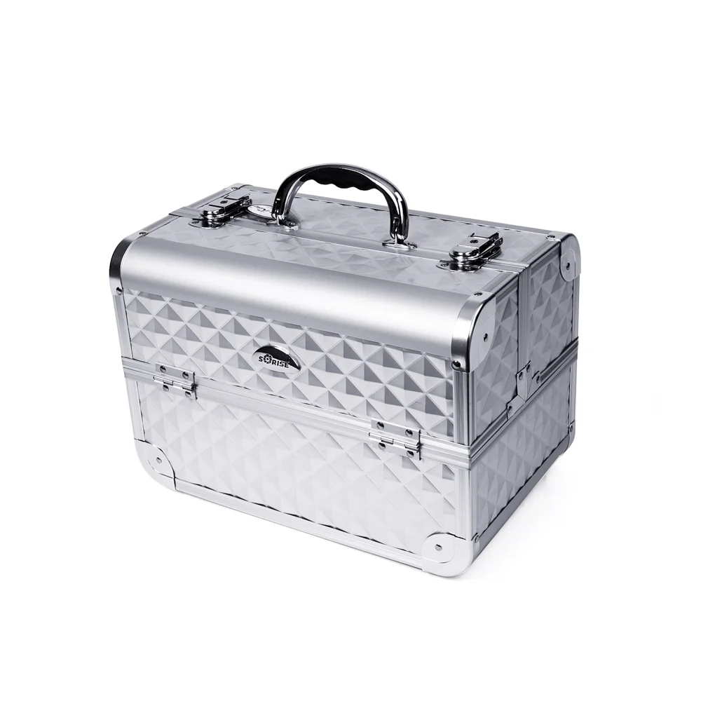 makeup train storage box durable cosmetic case
